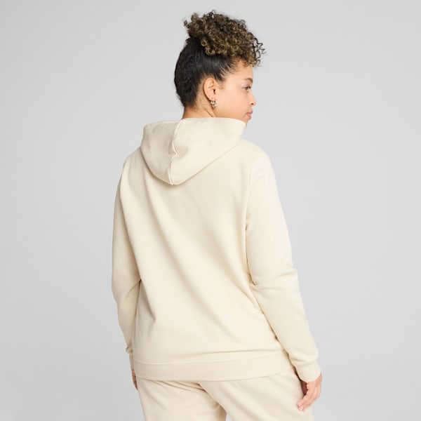 Sudadera con capucha para mujer logo Essentials No. 1, Alpine Snow, extralarge